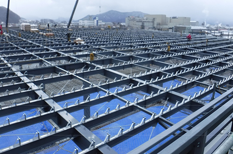 鯖江市内　大型工場　屋根工事