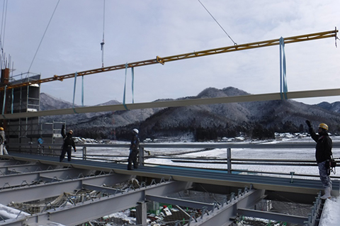 越前市内　プラント　屋根工事